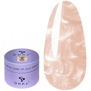 Гель для моделювання нігтів DNKa Builder Gel Pearl 0021 карамельний з перламутром 30 мл