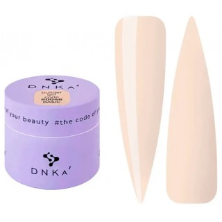 Гель для моделювання нігтів DNKa Builder Gel NEW FORMULA Basic 0046 кремовий нюд 15 мл