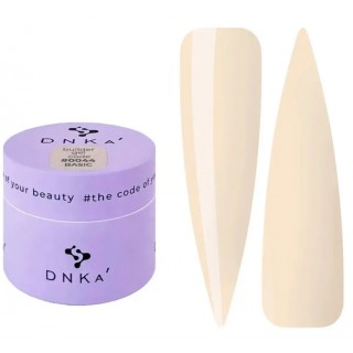 Гель для моделювання нігтів DNKa Builder Gel NEW FORMULA Basic 0044 світлий нюд 15 мл