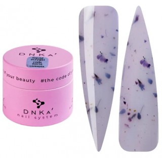 Рідкий гель DNKa Liquid Acrygel #0038 Lavander пастельний ліловий із сухоцвітами 15 мл
