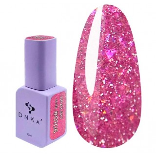 Гель-лак DNKa Color Spalah 0106 холодно-рожевий із шимером 12 мл