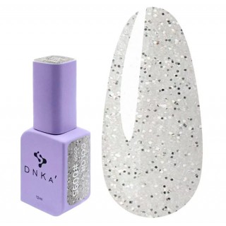 Гель-лак DNKa 0095 світло сірий з блискітками 12 мл