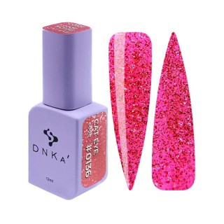 Гель-лак DNKa Polish Gel Cat Eye 0136 кислотно-малиновий 12 мл