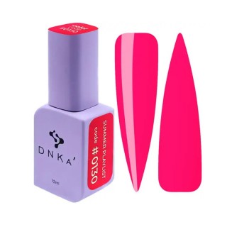 Гель-лак DNKa Polish Gel 0130 Summer Playlist яскравий ягідно-рожевий 12 мл