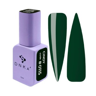 Гель-лак DNKa Polish Gel 0115 Cindy темно-зелений 12 мл