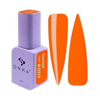 Гель-лак DNKa Polish Gel 0117 Naomi неоново-оранжевий 12 мл