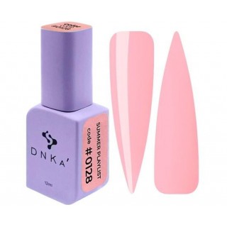 Гель-лак DNKa Polish Gel 0128 Summer Playlist ніжний світло-рожевий 12 мл