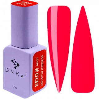 Гель-лак DNKa Polish Gel 0133 Summer Playlist червона малина 12 мл