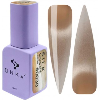 Гель-лак DNKa Polish Gel Cats Eye Silk 0030 хакі 12 мл