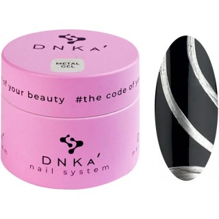 Гель-фарба DNKa Metal Gel Сріблястий 5 мл