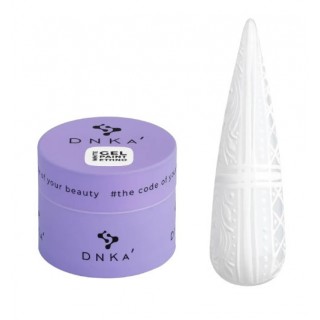 Гель-фарба для дизайну DNKa Gel Paint Ethno White 5 мл