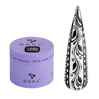 Гель-фарба для дизайну DNKa Gel Paint Ethno Black 5 мл