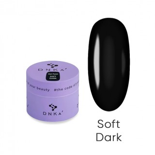Гель-фарба для нігтів DNKa Gel Paint Soft Dark чорна 5 мл