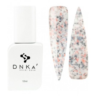 База камуфлююча DNKa Cover Base 0048 Chic мармуровий біло-молковий з чорними частинками 12 мл