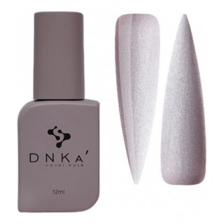 База камуфлююча DNKa Cover Base 0013 Amazing світловідбиваючий ніжно-сірий зі срібним шиммером 12 мл