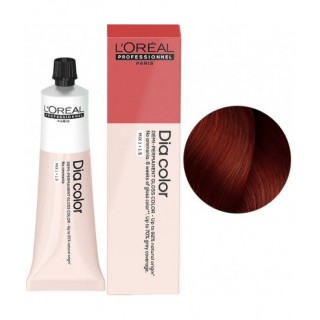 Безаміачний напівперманентний барвник L'Oreal Professionnel Dia Color 6.60 Темний русявий червоний 60 мл