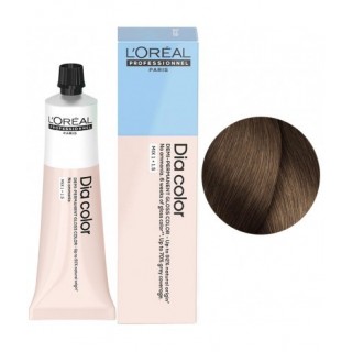Безаміачний напівперманентний барвник L'Oreal Professionnel Dia Color 7.18 Блондин попелястий мокка 60 мл