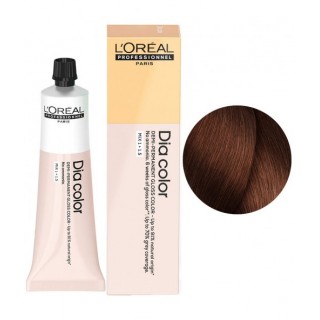 Безаміачна напівперманентна фарба L'Oreal Professionnel Dia Color 6.35 Темний блондин золотистий червоне дерево 60 мл