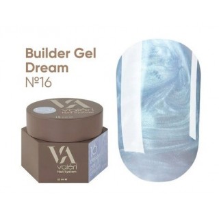 Гель для нігтів з блискітками Valeri Builder Gel Dream 16 15 мл