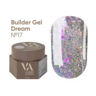 Гель для нігтів з блискітками Valeri Builder Gel Dream 17 15 мл