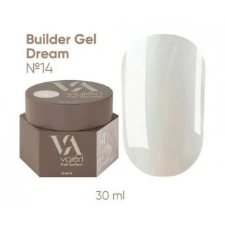 Гель для нігтів з блискітками Valeri Builder Gel Dream 14 30 мл
