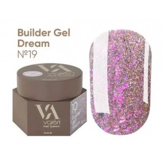 Гель для нігтів з блискітками Valeri Builder Gel Dream 19 30 мл