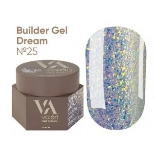 Гель для нігтів з блискітками Valeri Builder Gel Dream 25 30 мл