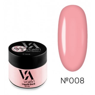 Гель для укріплення нігтів Valeri Liquid Gel №008 15 мл