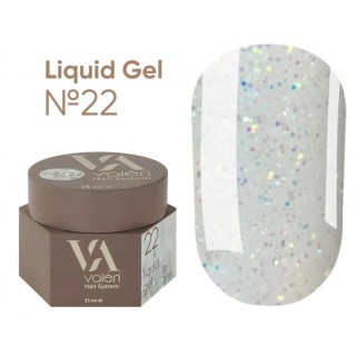 Рідкий гель для зміцнення нігтів Valeri Liquid Gel №022 15 мл