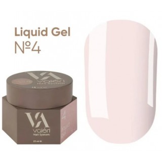 Рідкий гель Valeri Liquid Gel №004 молочно-персиковий 15 мл