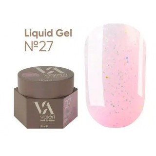 Рідкий гель для зміцнення нігтів Valeri Liquid Gel №27 15 мл