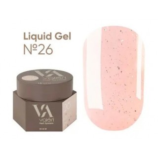Рідкий гель для зміцнення нігтів Valeri Liquid Gel №26 15 мл