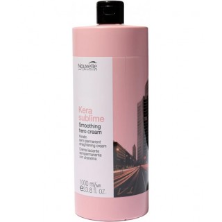 Кератиновий напівперманентний випрямляючий крем Nouvelle Kera Sublime Smoothing Hero Cream 1000 мл