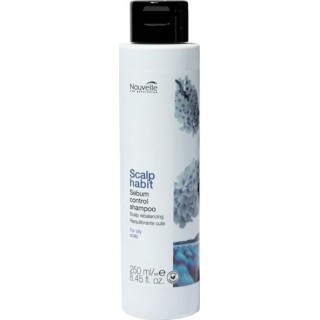 Нормалізуючий шампунь для жирної шкіри голови Nouvelle Scalp Habit Sebum Control Shampoo 250 мл
