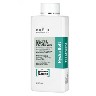 Зволожувальний шампунь для волосся Brelil Moisturising And Detangling Shampoo Hydra Soft 250 мл