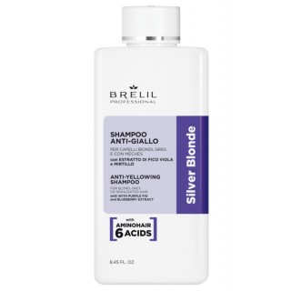 Шампунь для нейтралізації жовтизни Brelil Anti-Yellow Shampoo Silver Blonde 250 мл
