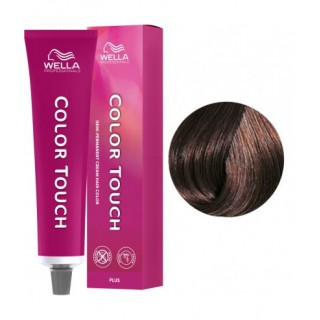 Фарба для волосся Wella Color Touch Plus Demi-Permanent Cream Hair Color 55/07 Світлий коричневий натуральний коричневий 60 мл