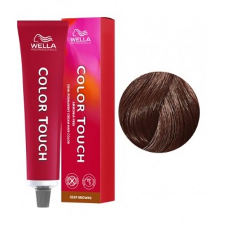 Фарба для волосся Wella Color Touch Demi-Permanent Cream Hair Color 5/73 Світлий коричневий коричнево-золотистий 60 мл
