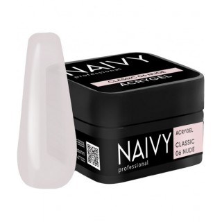 Акриловий гель для нігтів NAIVY Professional Classic 06 Nude 30 мл
