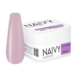 Каучукова кольорова база NAIVY Professional 10 Lilac 30 мл