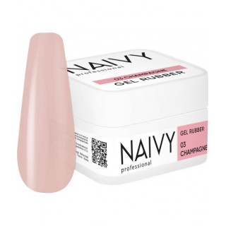 Каучукова кольорова база NAIVY Professional 03 Champagne 30 мл