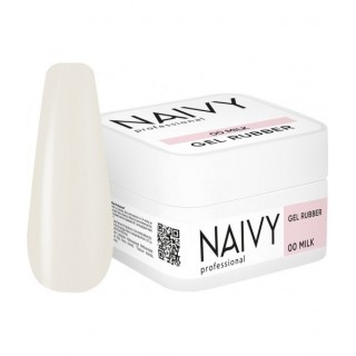 Каучукова кольорова база NAIVY Professional 00 Мilk 30 мл