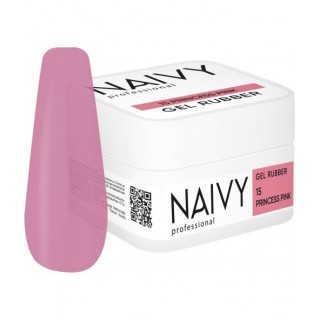 Каучукова кольорова база NAIVY Professional 15 Princess pink 30 мл