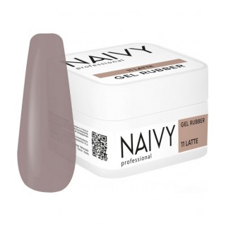 Каучукова кольорова база NAIVY Professional 11 Latte 30 мл