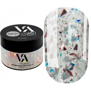Гель для нарощування нігтів Valeri Builder Gel Love Story 03  30 мл