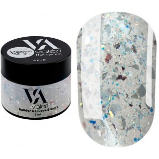 Гель для нарощування нігтів Valeri Builder Gel Love Story 02 15 мл