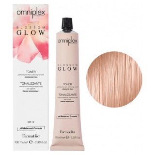 Безаміачна фарба для волосся Farmavita Omniplex Blossom Glow Toner 10.43 Платиновий мідно-золотистий блондин 100 мл