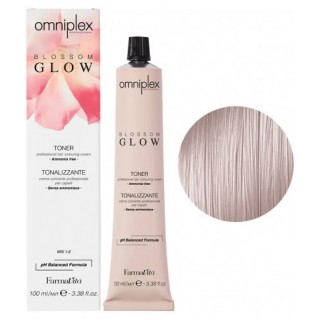 Безаміачна крем-фарба для волосся Farmavita Omniplex Blossom Glow Toner 10.21 Платиновий блондин перламутрово-попелястий 100 мл