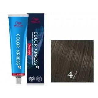 Фарба для волосся Wella Koleston Color Xpress 4/ Середньо-коричневий 60 мл