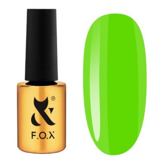 Рідкий акригель F.O.X Acryl gel Bottle 021 Неон Яскраво-салатовий 14 мл